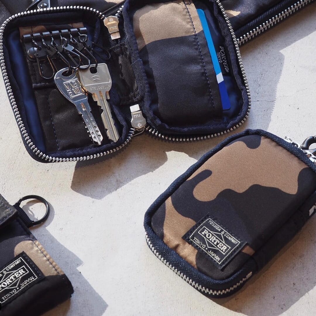 Army Brown Porter-Yoshida & Co accessories key pouch