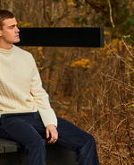 Men's cable knit jumpers for classic cold weather style