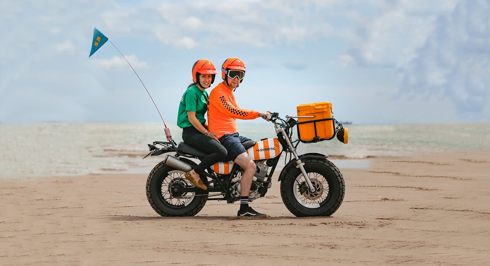 The Sand Flea: a tricked-up version of Suzuki's go-anywhere VanVan