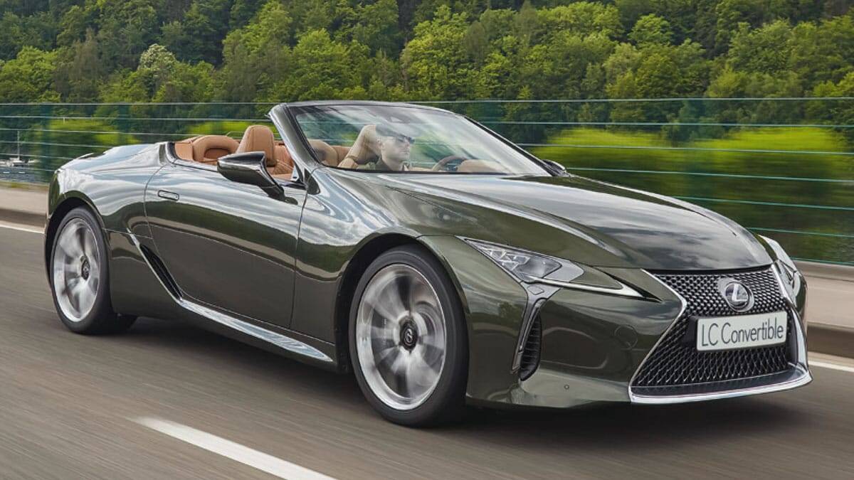 Dark Green Lexus LC 500