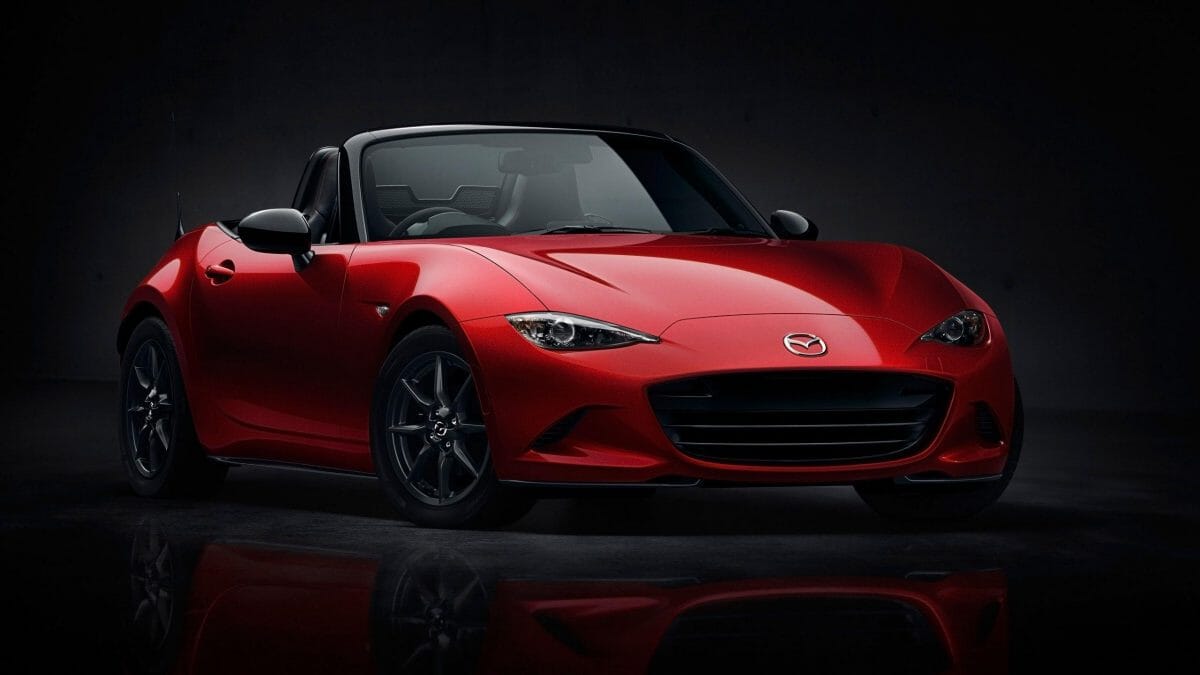 Red Mazda MX5