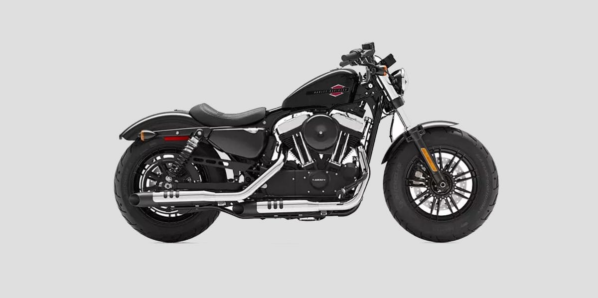 Black Harley Davidson Motorbike