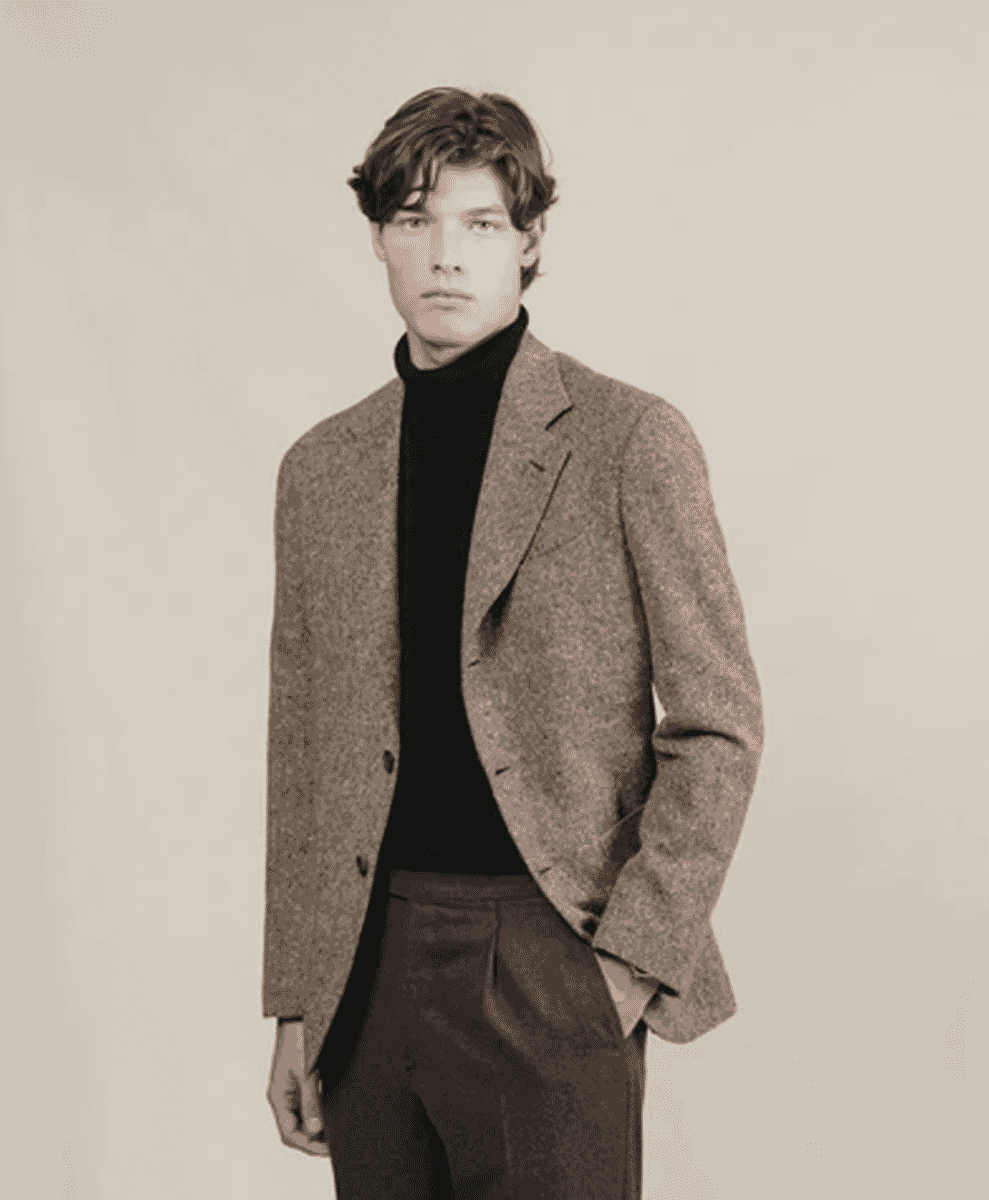 Light Brown Donegal Tweed Sport Coat besnard