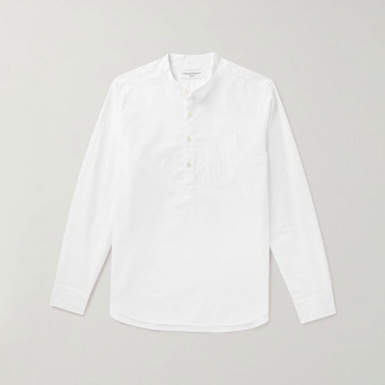 grandad collar golf shirts