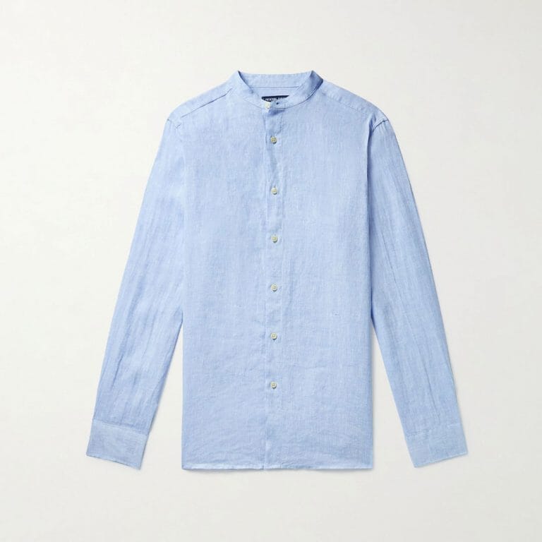 grandad collar golf shirts