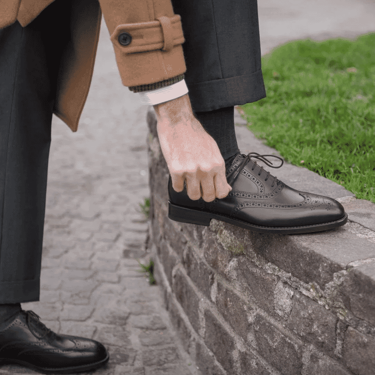 wingtip platform shoes