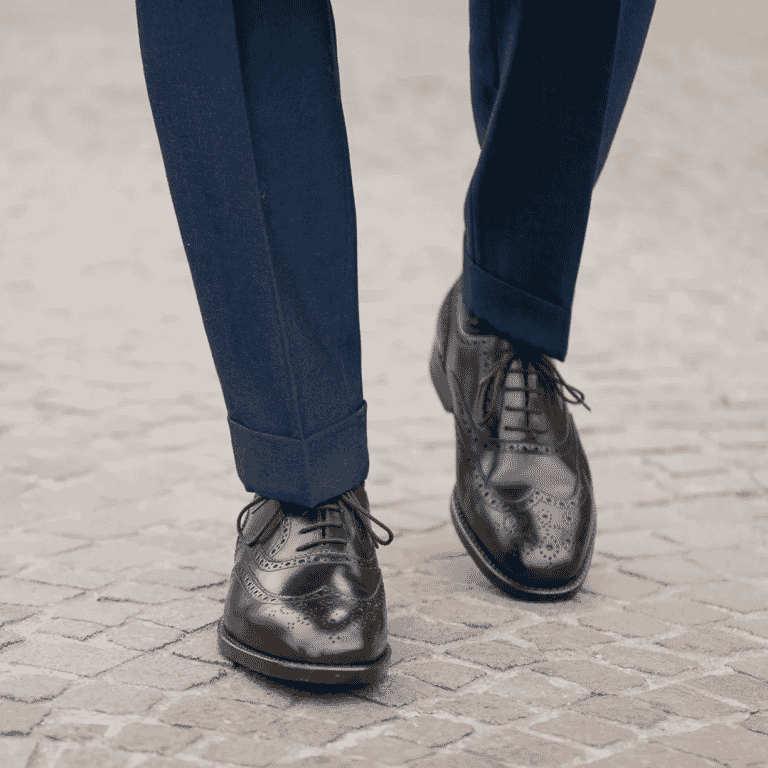 wingtip platform shoes