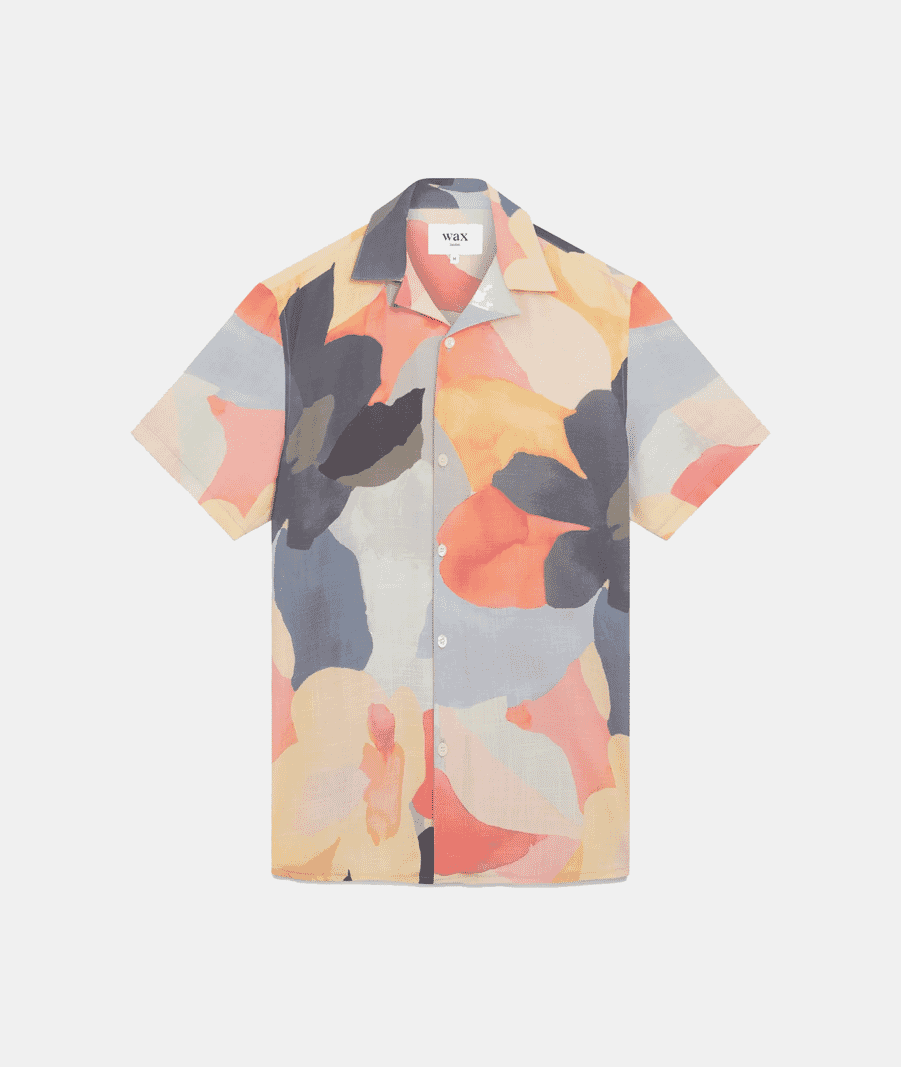 Cuban Camp Collar Shirt - 'Sunrise' — The Anthology