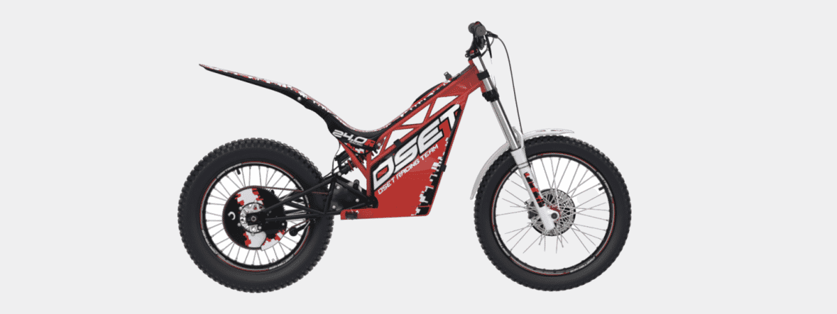 Red Oset 24.0R Electric Dirt Bike