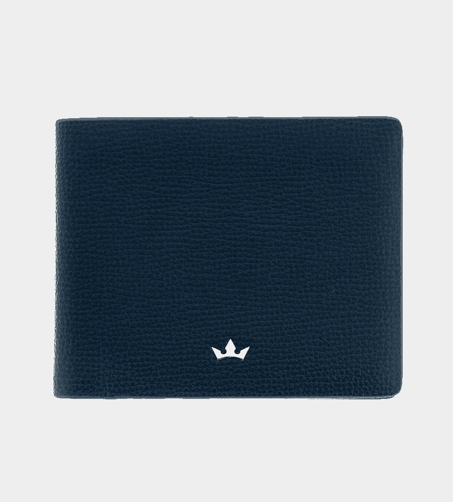 Minimalist Blue Roderer Bifold Trophy 6CC Wallet