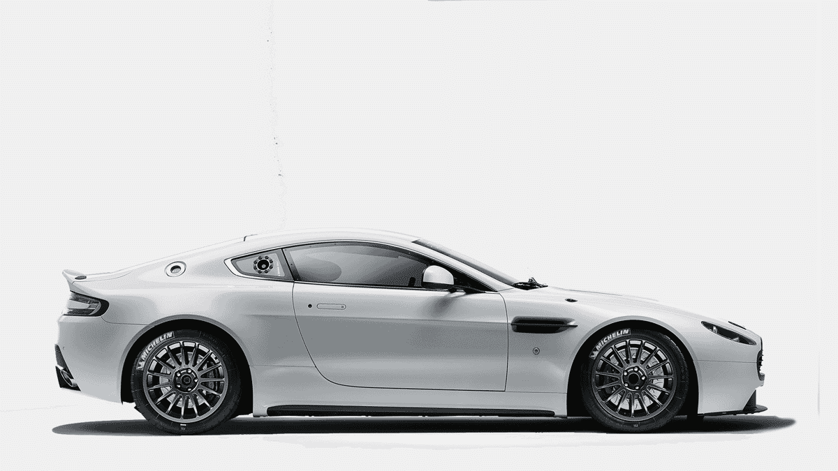 Grey Aston Martin 