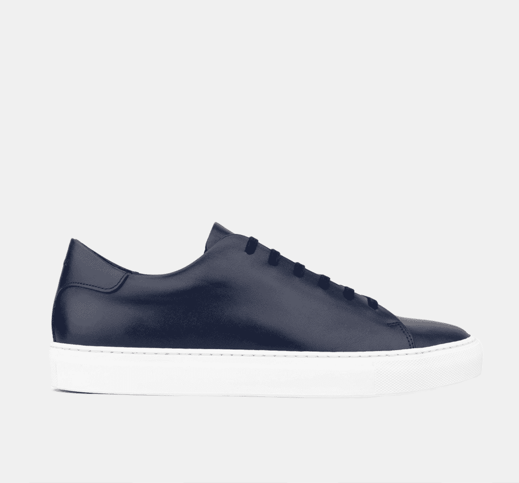 Affordable hot sale leather sneakers