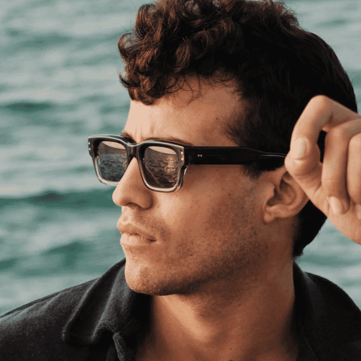 Rectangle deals sunglasses mens