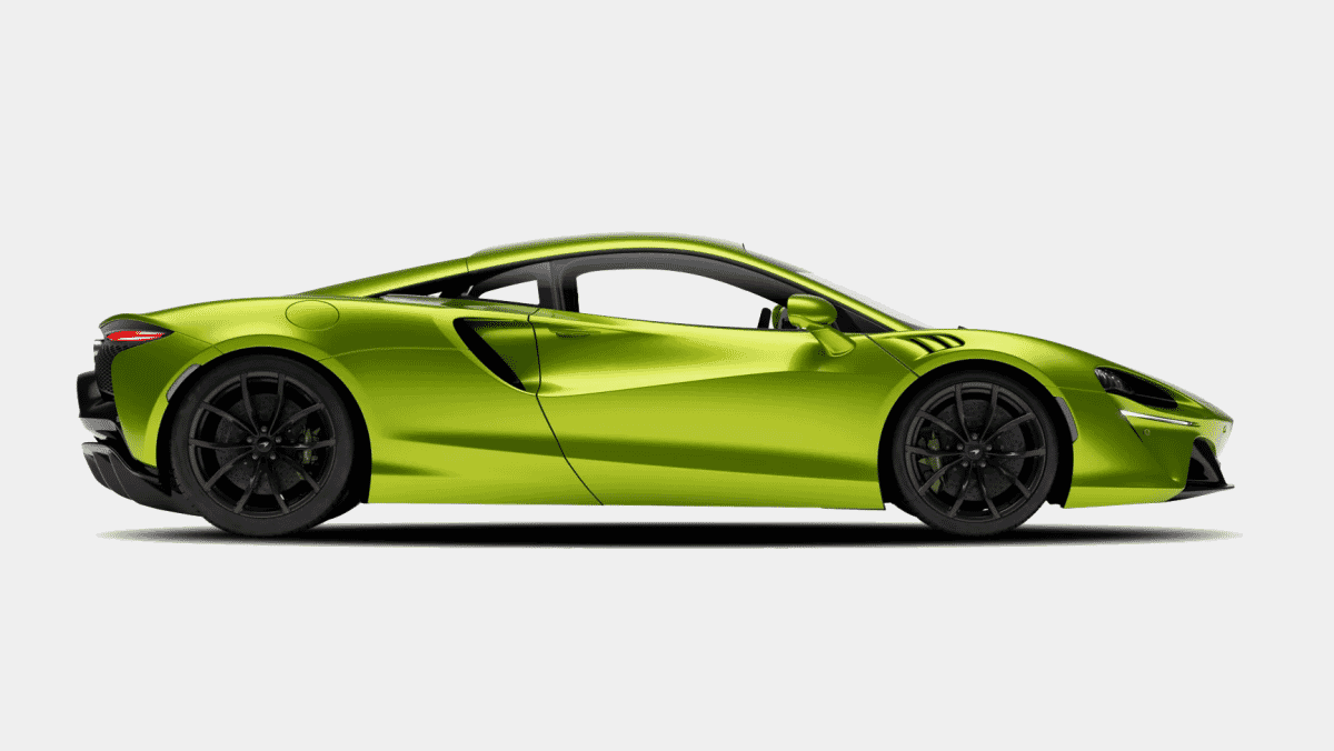 Green Mclaren 