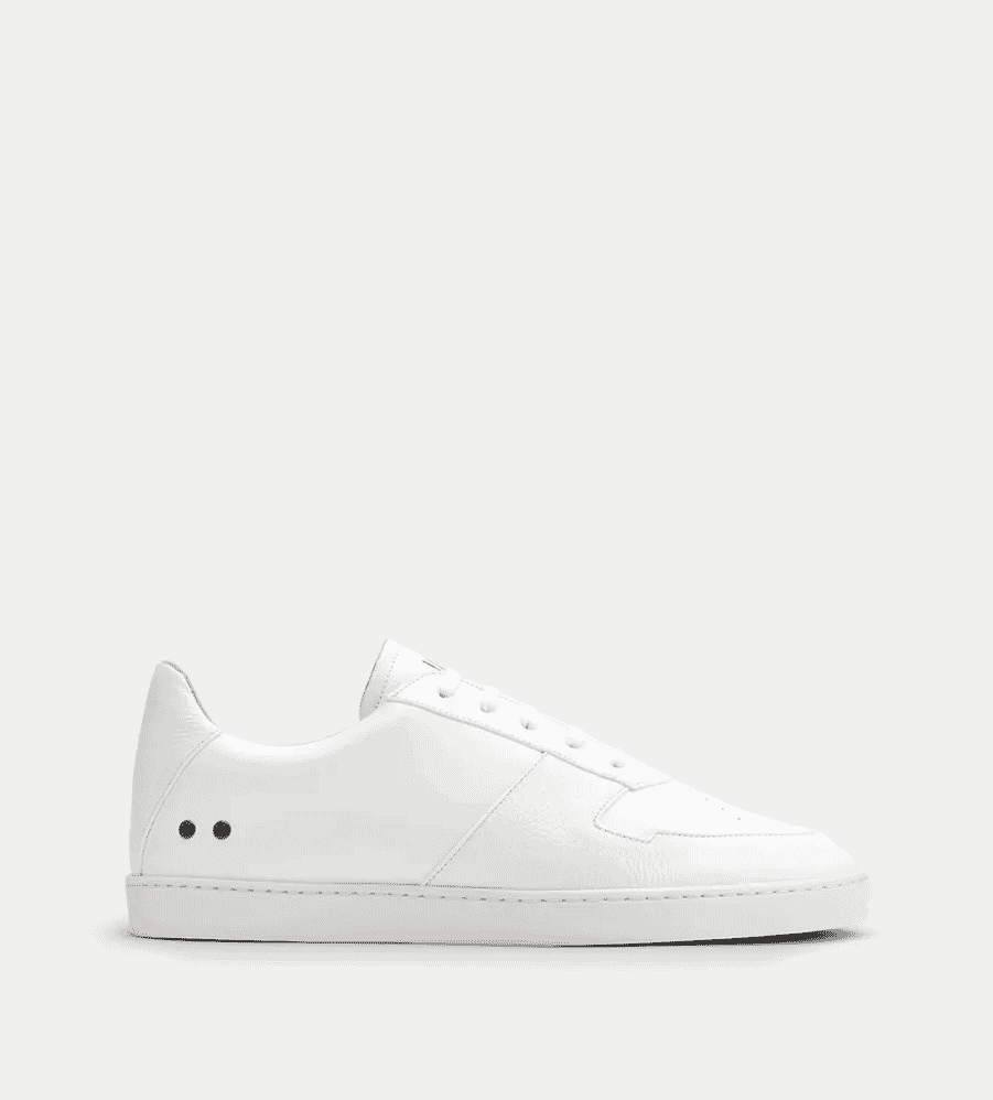 Minimalist White Sneakers Trainers JAK Shoes