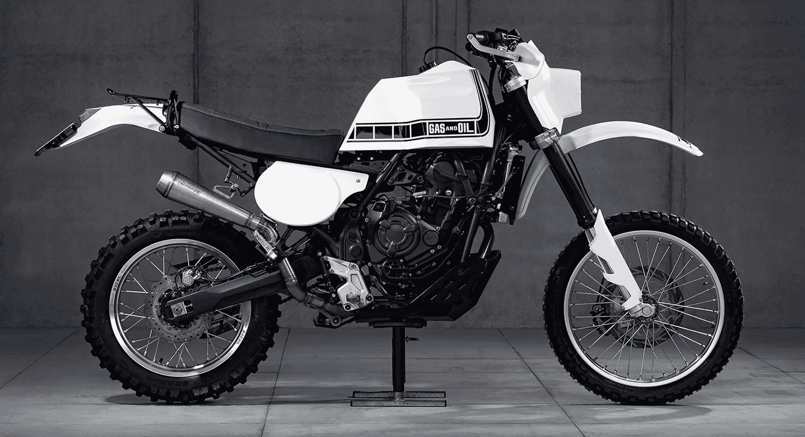 Road wreck to retro custom: Yamaha Ténéré 700 by Gas &amp; Oil