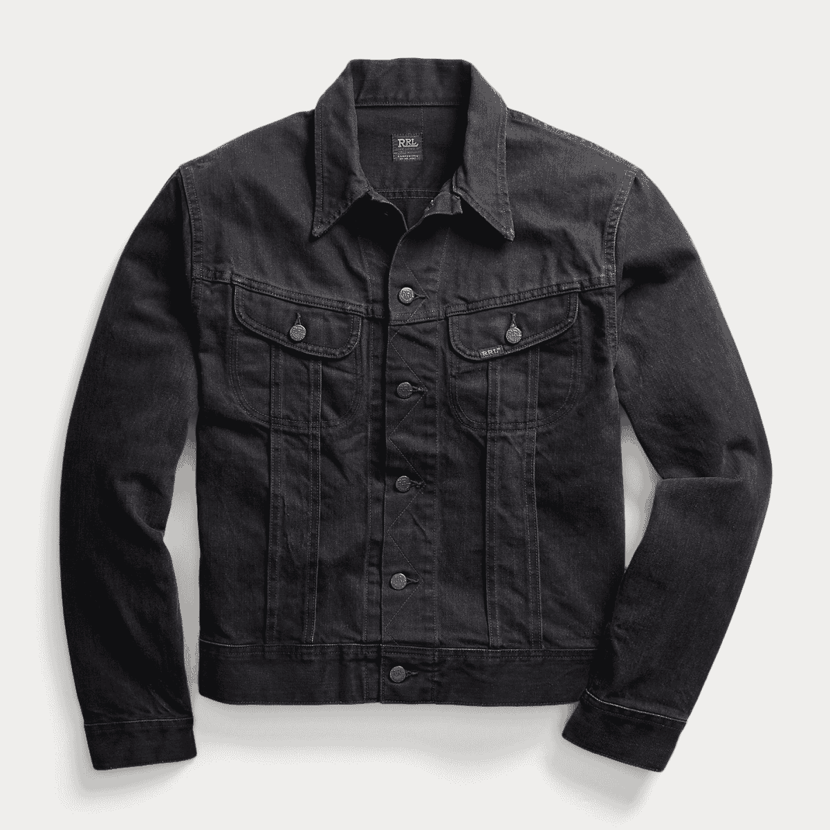 Best black denim jacket sale