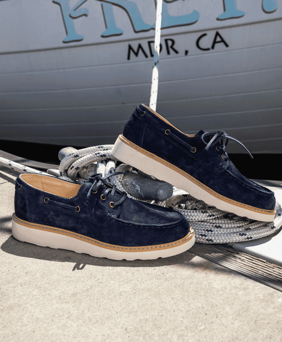 CARTER
navy suede clae