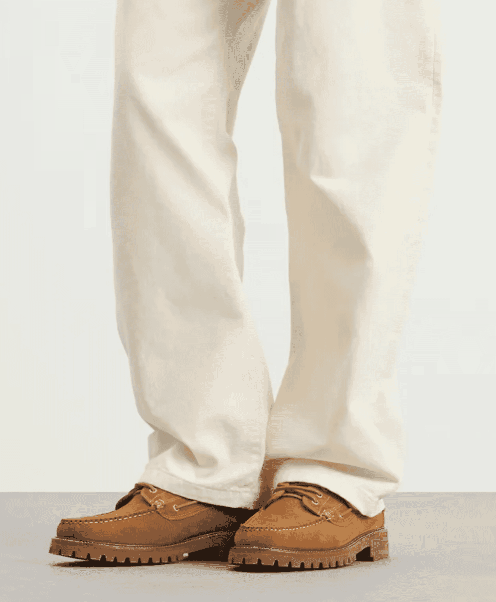 Bass Weejuns Ranger Camp Moc Shoe
Mid Brown Suede