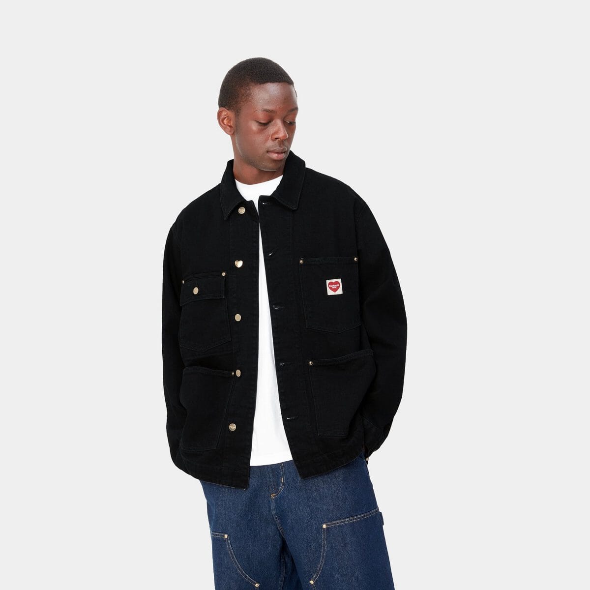 Carhartt Nash Jacket - Black Rinsed