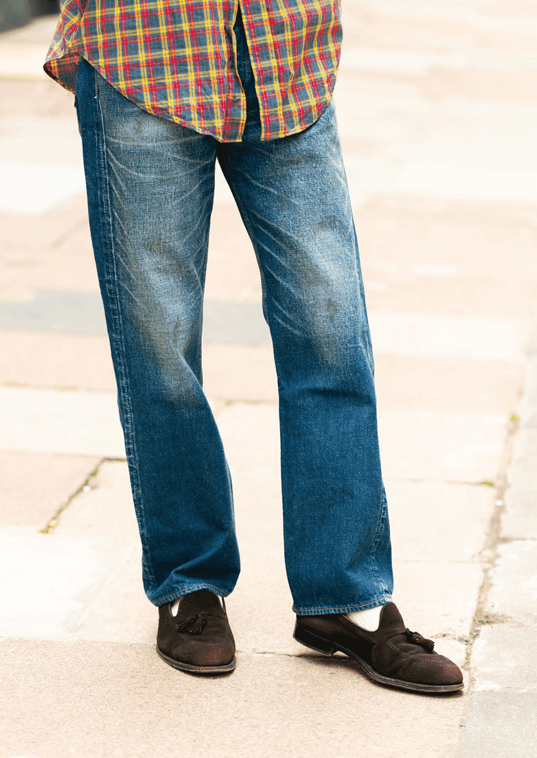 Time Loose Bootcut Jeans - Treasure Blue - Weekday in 2023  Jeans outfit  men, Streetwear men outfits, Mens casual dress outfits