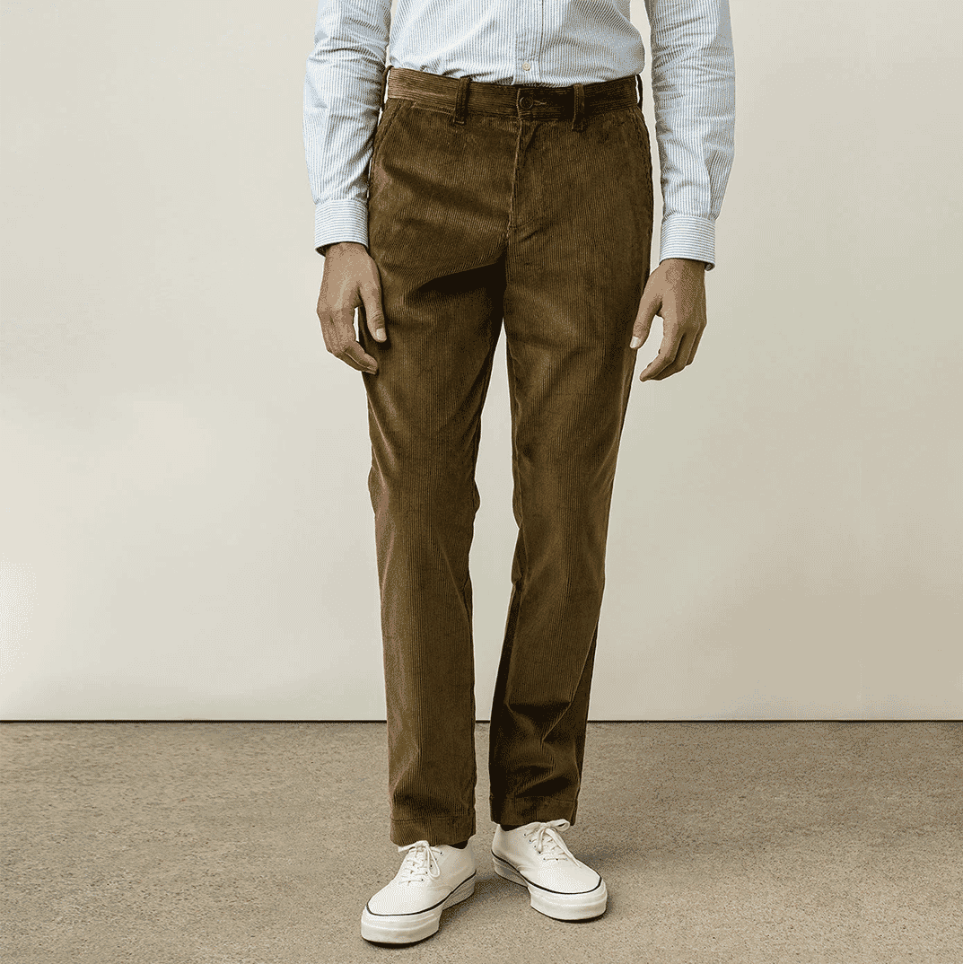 Fall Outfit Idea: Styling Brown Corduroy Pants - Add Textures to