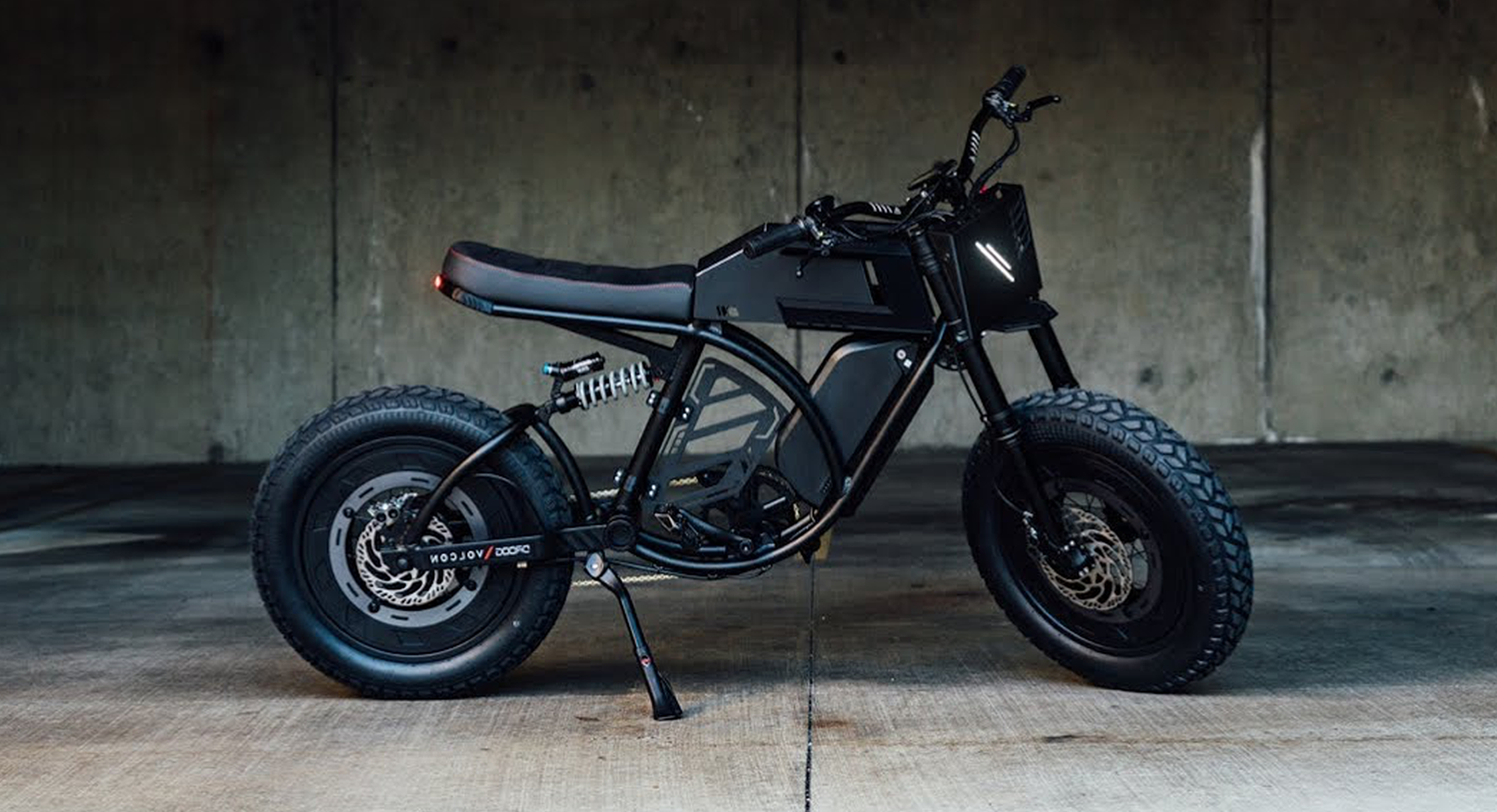 Back to black: Volcon Brat e-bike by Droog Moto | OPUMO Magazine