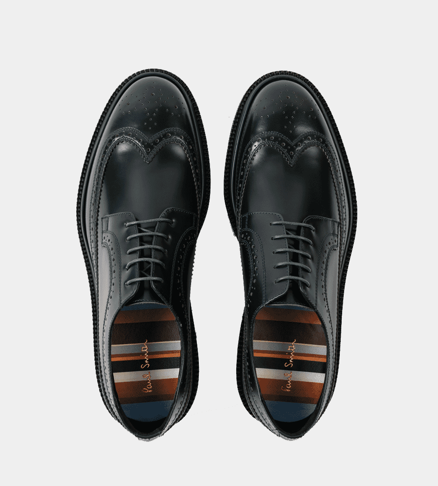 Black Paul Smith Brogue Shoes