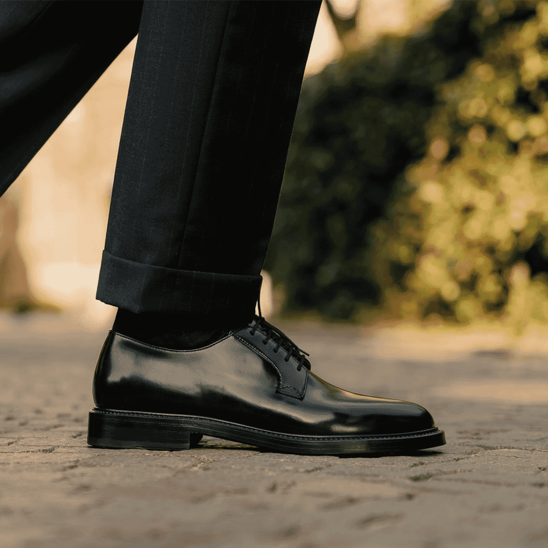 Patent leather brogues on sale mens