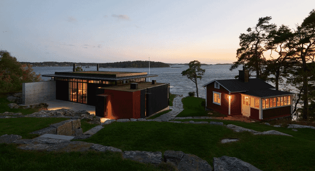 Scandinavian architecture on the rocks: Dalarö House by Olson Kundig Architects