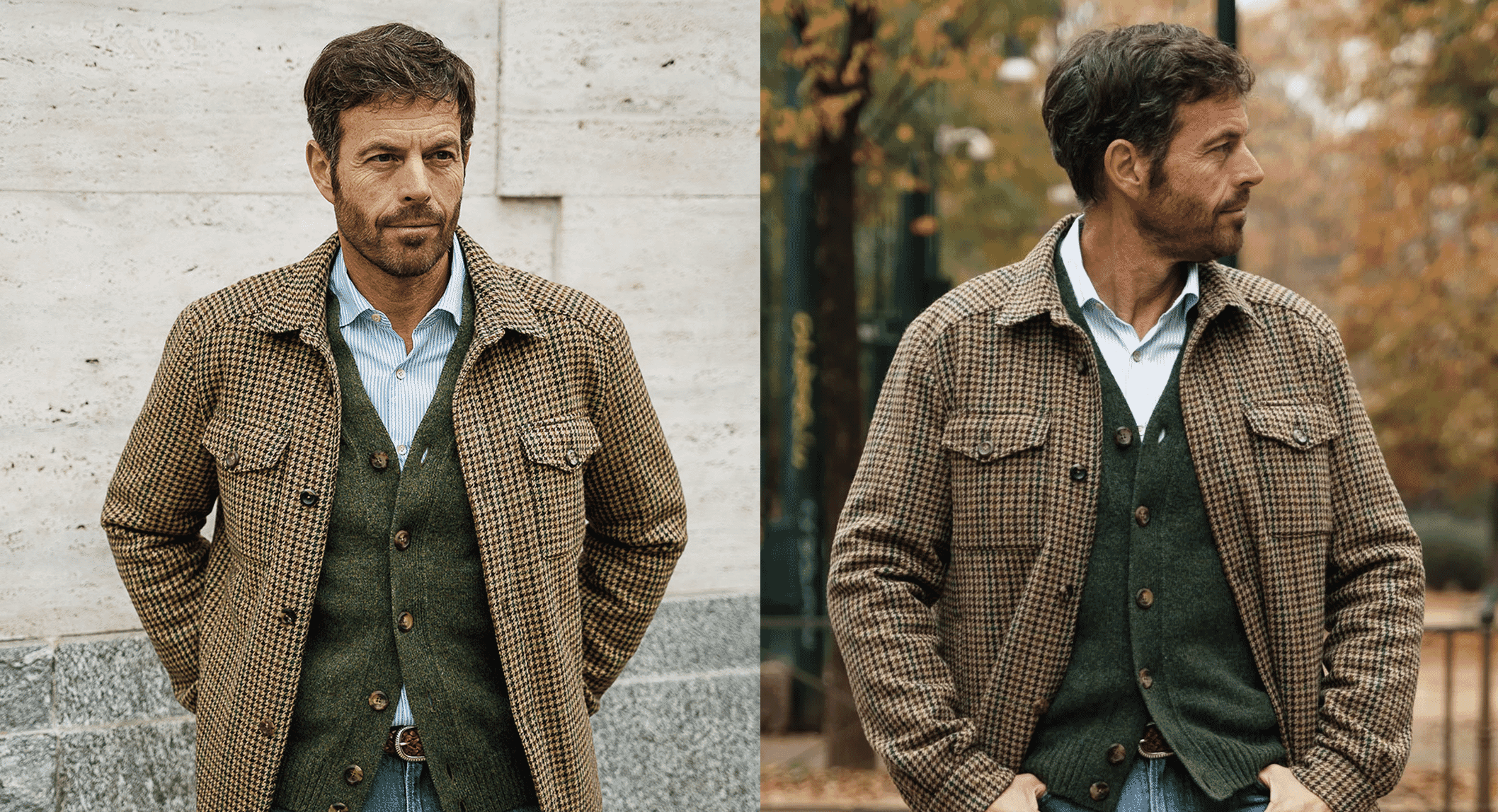 Mastering men's cardigan outfits: Autumn/winter 2023 style guide ...