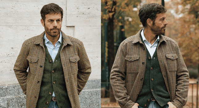 Mastering men's cardigan outfits: Autumn/winter 2023 style guide