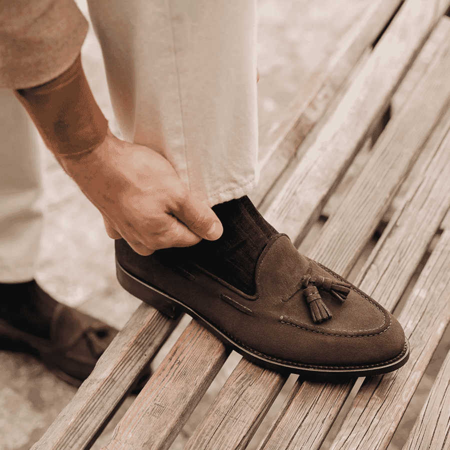 How to wear loafers with jeans - Fabric, texture and color - MORJAS