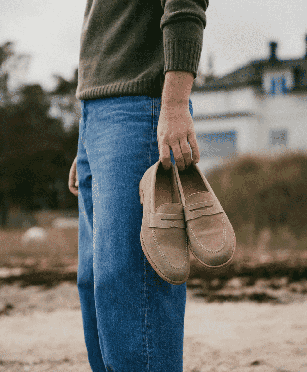 Suede loafers 