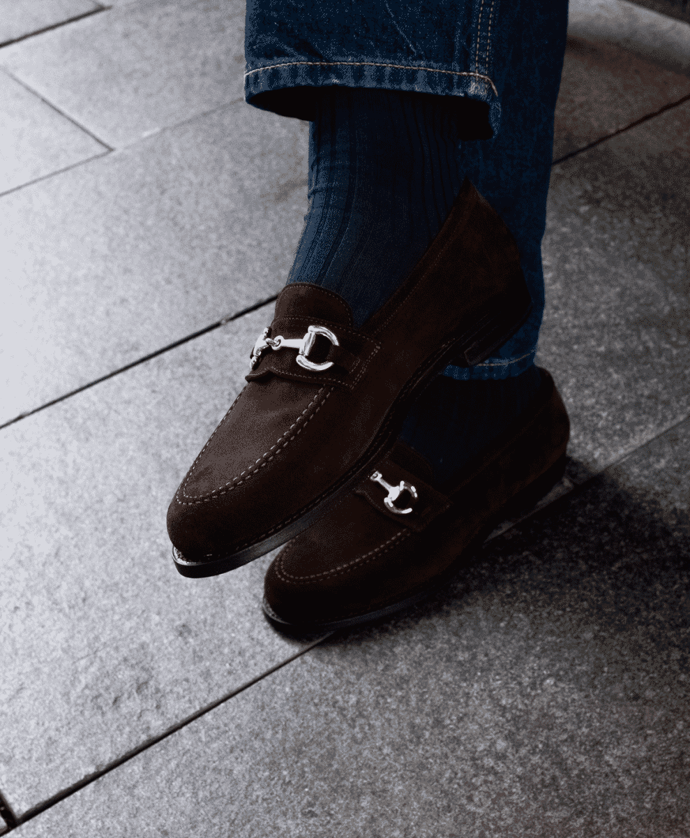 Karlberg
Dark Brown Suede loafers