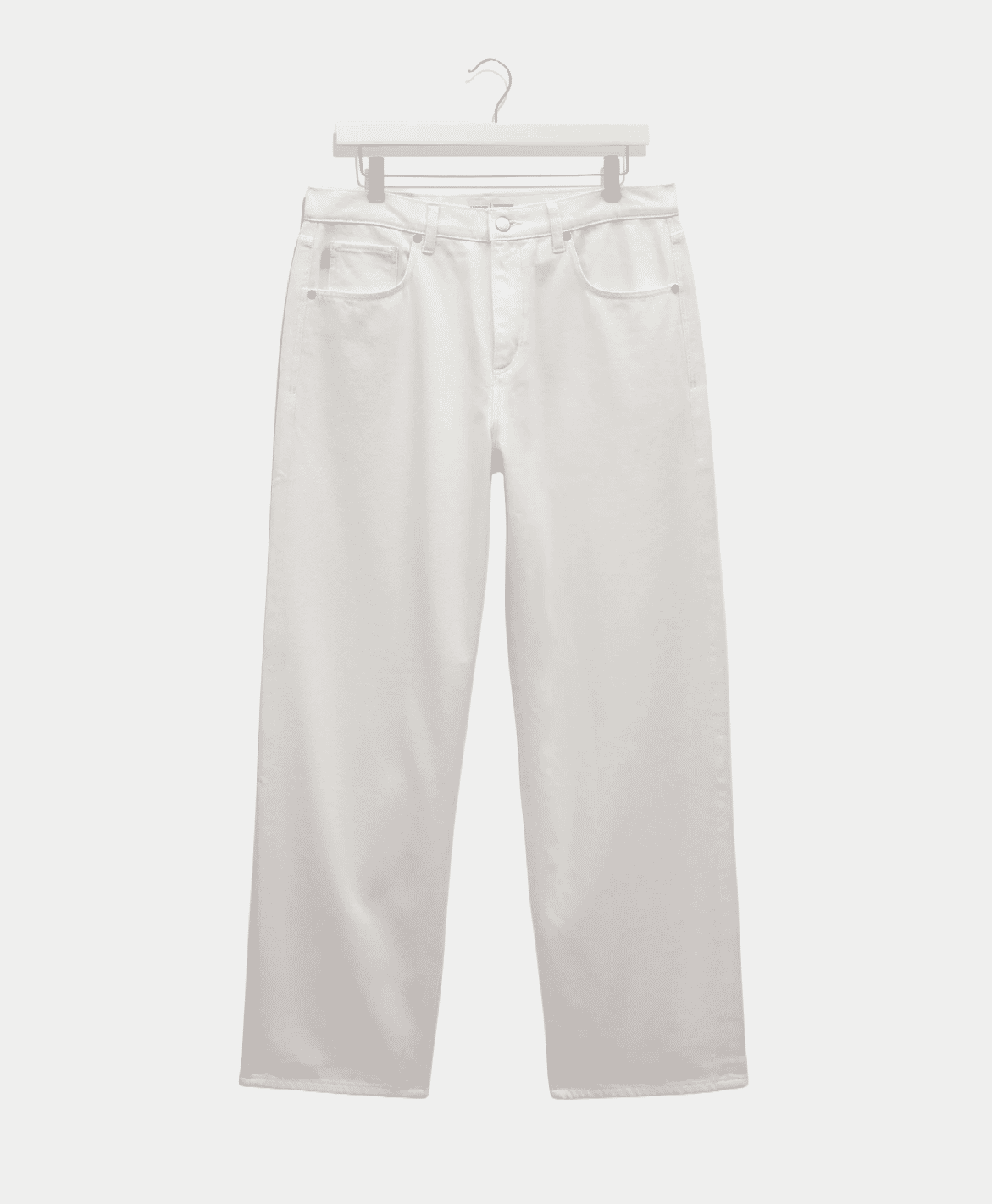 Off White Loose Fit Denim Jeans