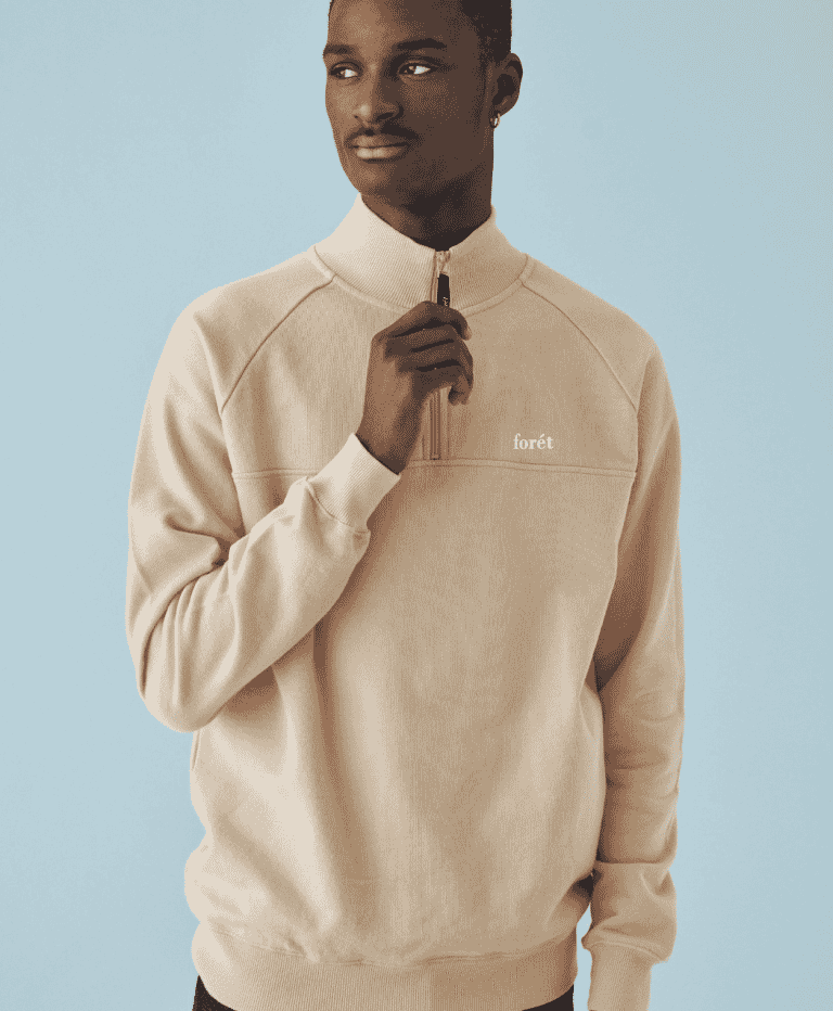 Men’s Half‑Zip Slim Fit Sweater – Autumn/Winter Knit Pullover