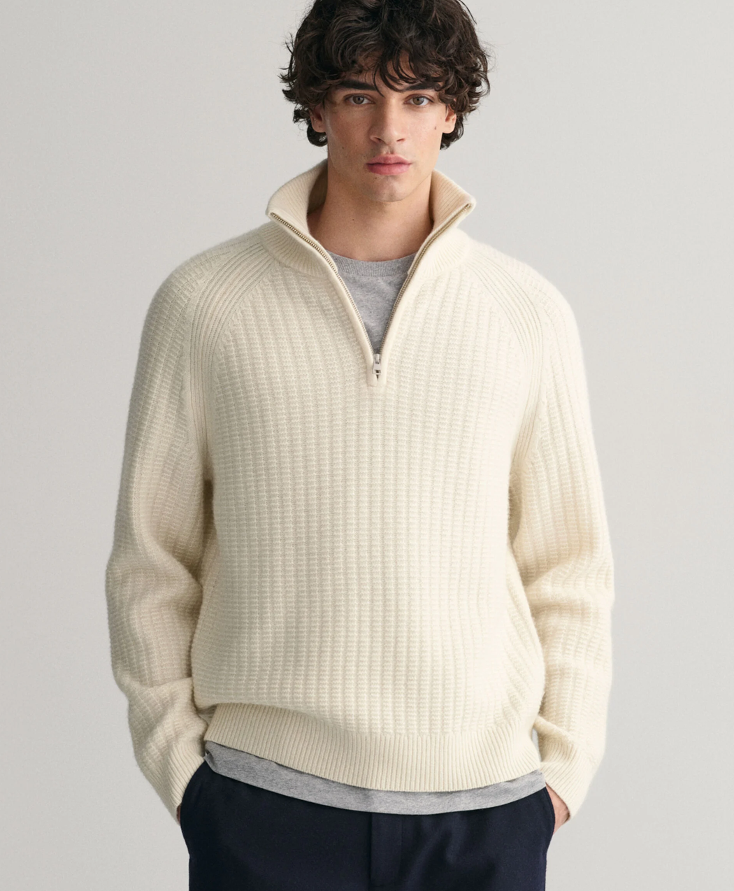 How to style a men's half zip sweater for winter | OPUMO Magazine ...