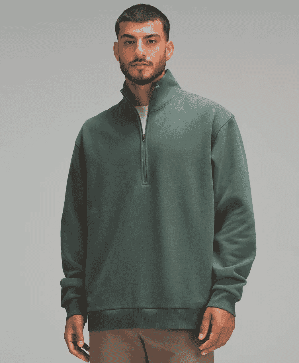How to style a men's half zip sweater for fall | OPUMO Magazine