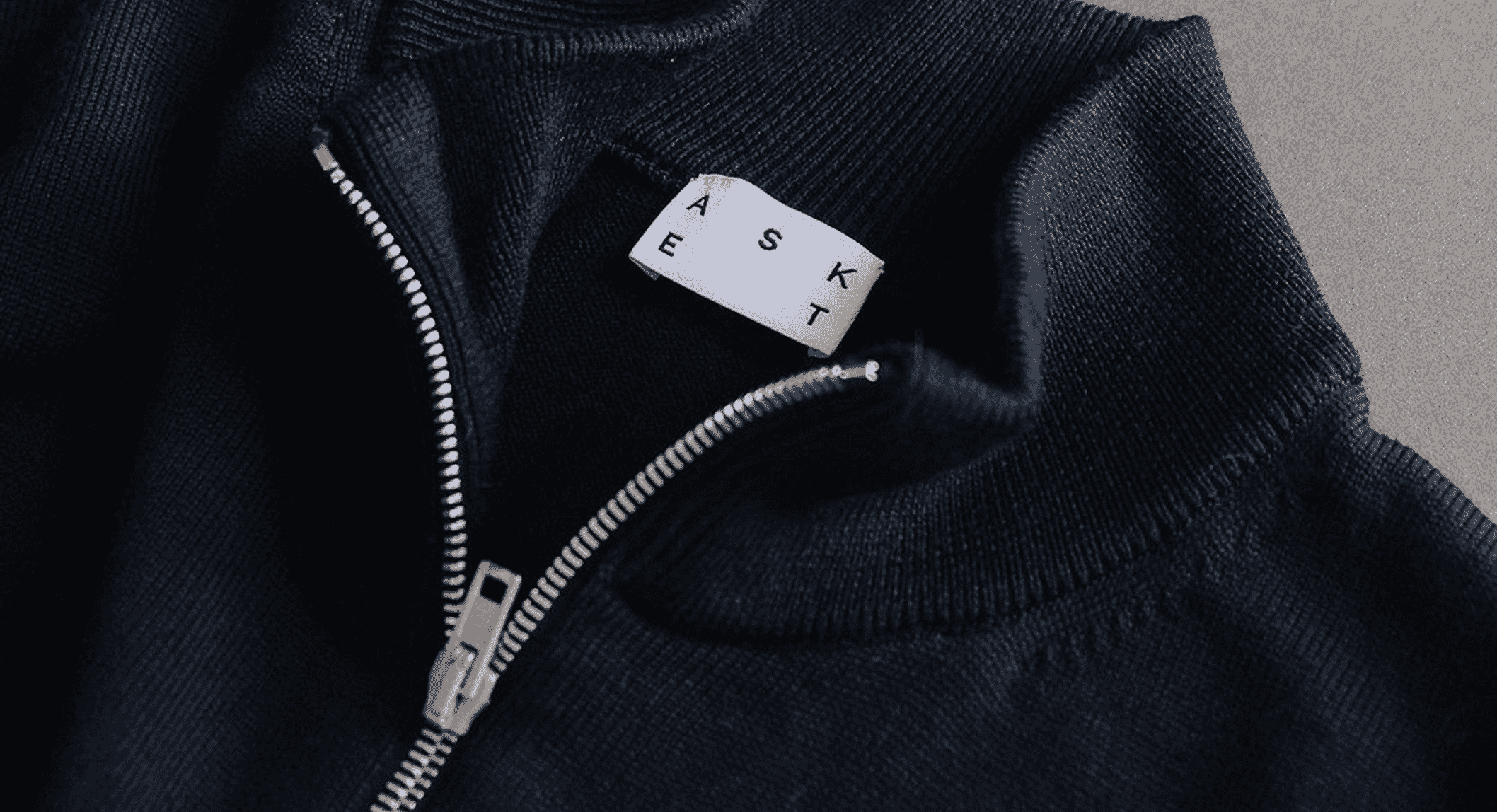 Essentials Men's 100% Cotton Quarter-Zip Sweater