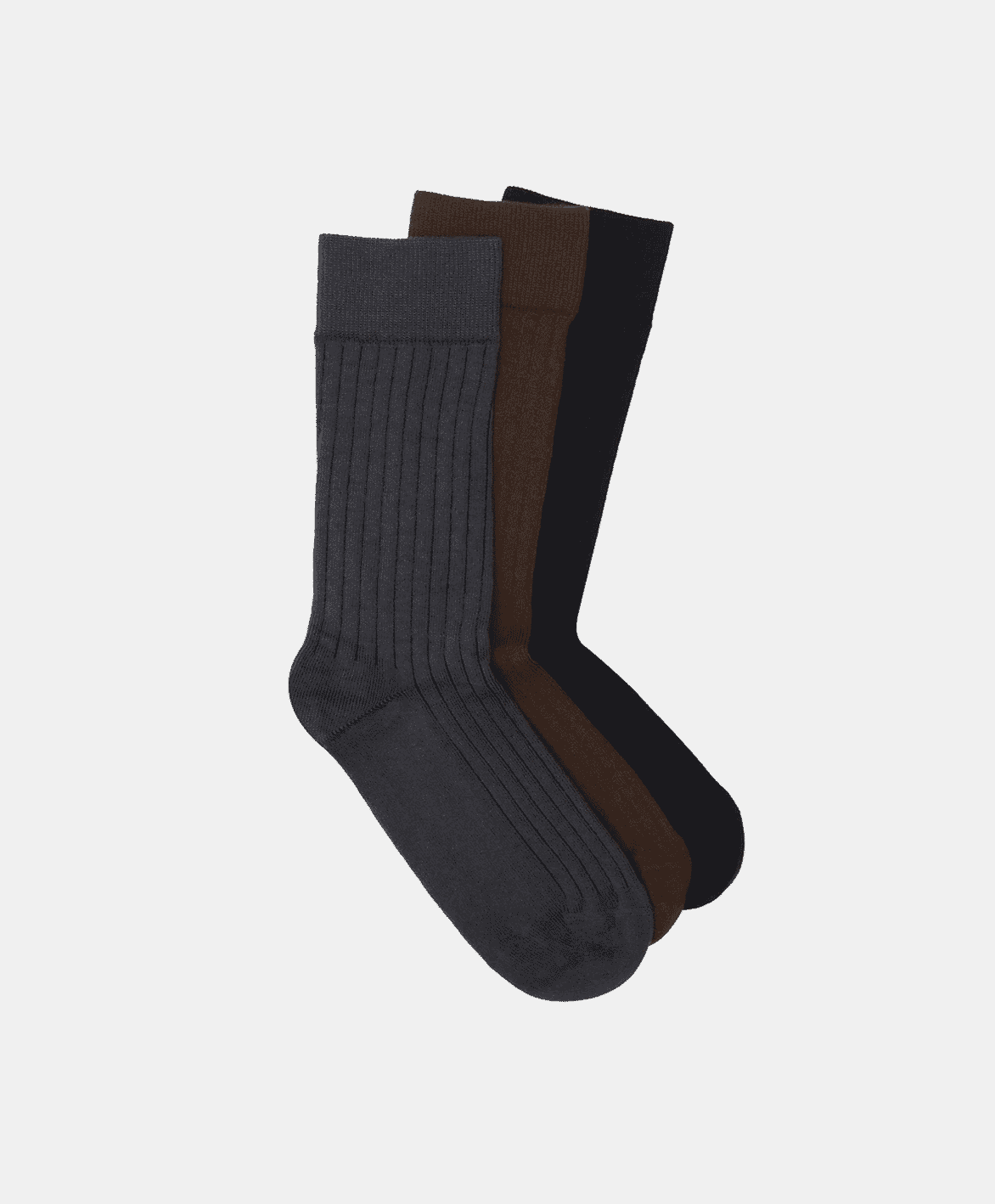 3 Pack Essential Men's Socks - Neutral