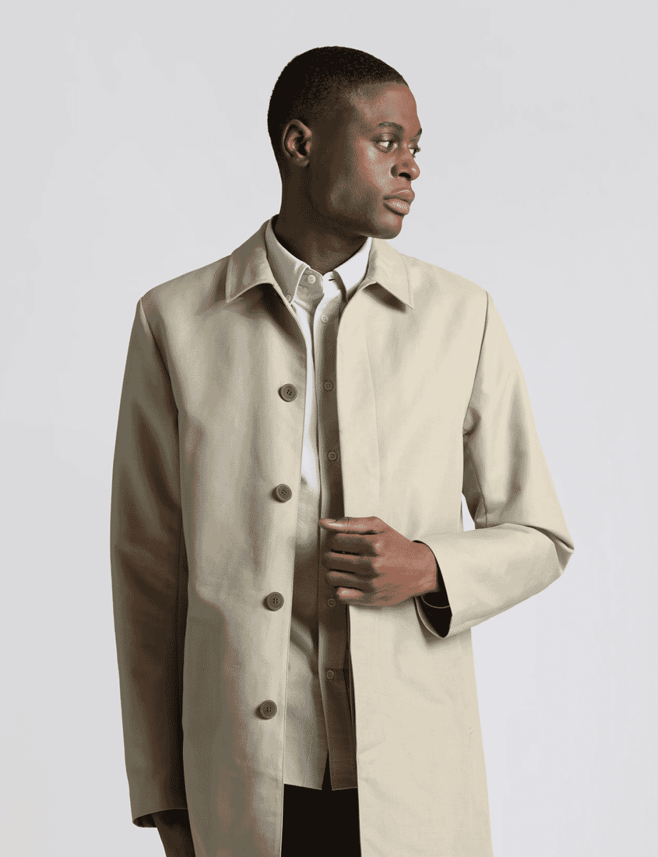 Beige dress outlet coat