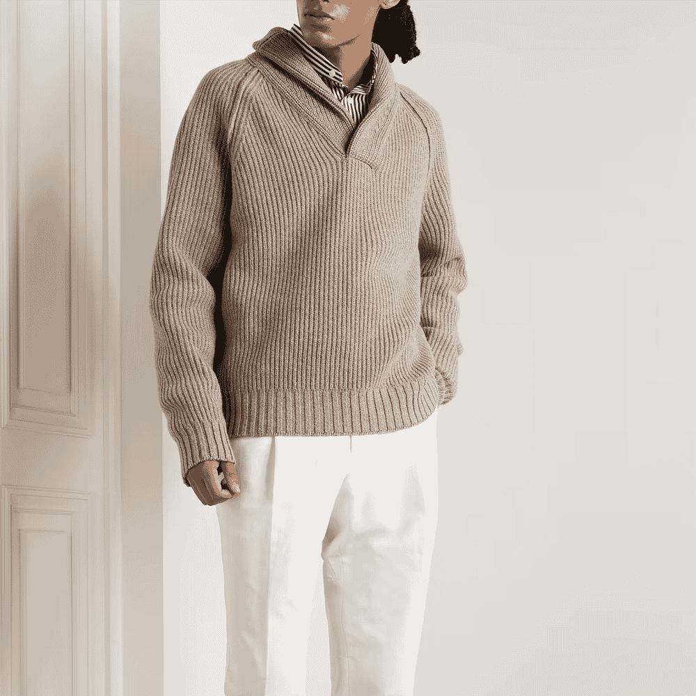 How to style a men's half zip sweater for winter, OPUMO Magazine