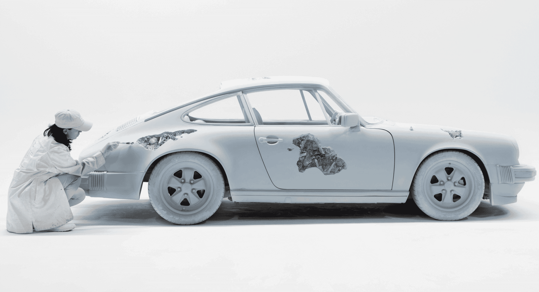 Car art in sand and quartz: Daniel Arsham’s Auto Motive