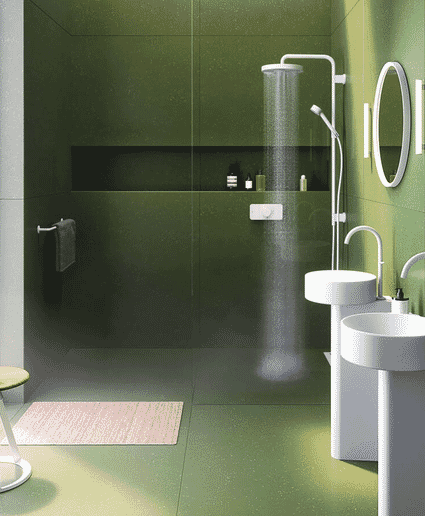 Modern master bathroom reinvented: Skyline by Barber Osgerby