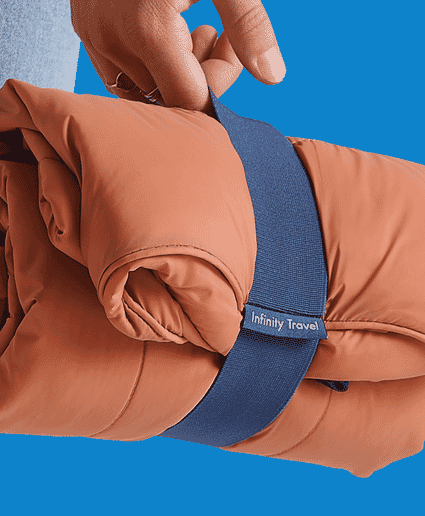 Pack, plop and play: Infinity Pillow&#039;s perfect packable blanket