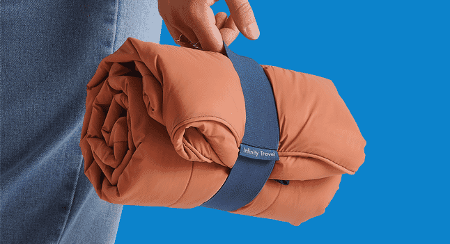 Pack, plop and play: Infinity Pillow's perfect packable blanket