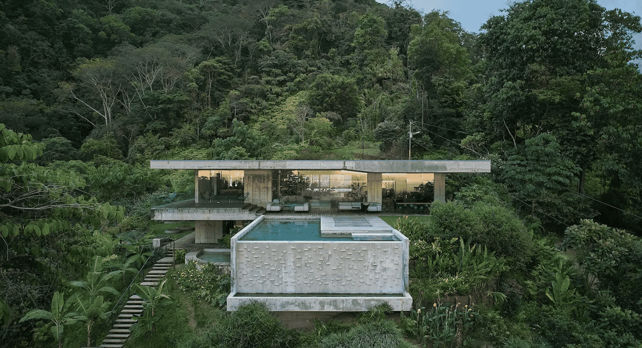 Brutalist coastal home: Villa Art, Uvita de Osa, Costa Rica