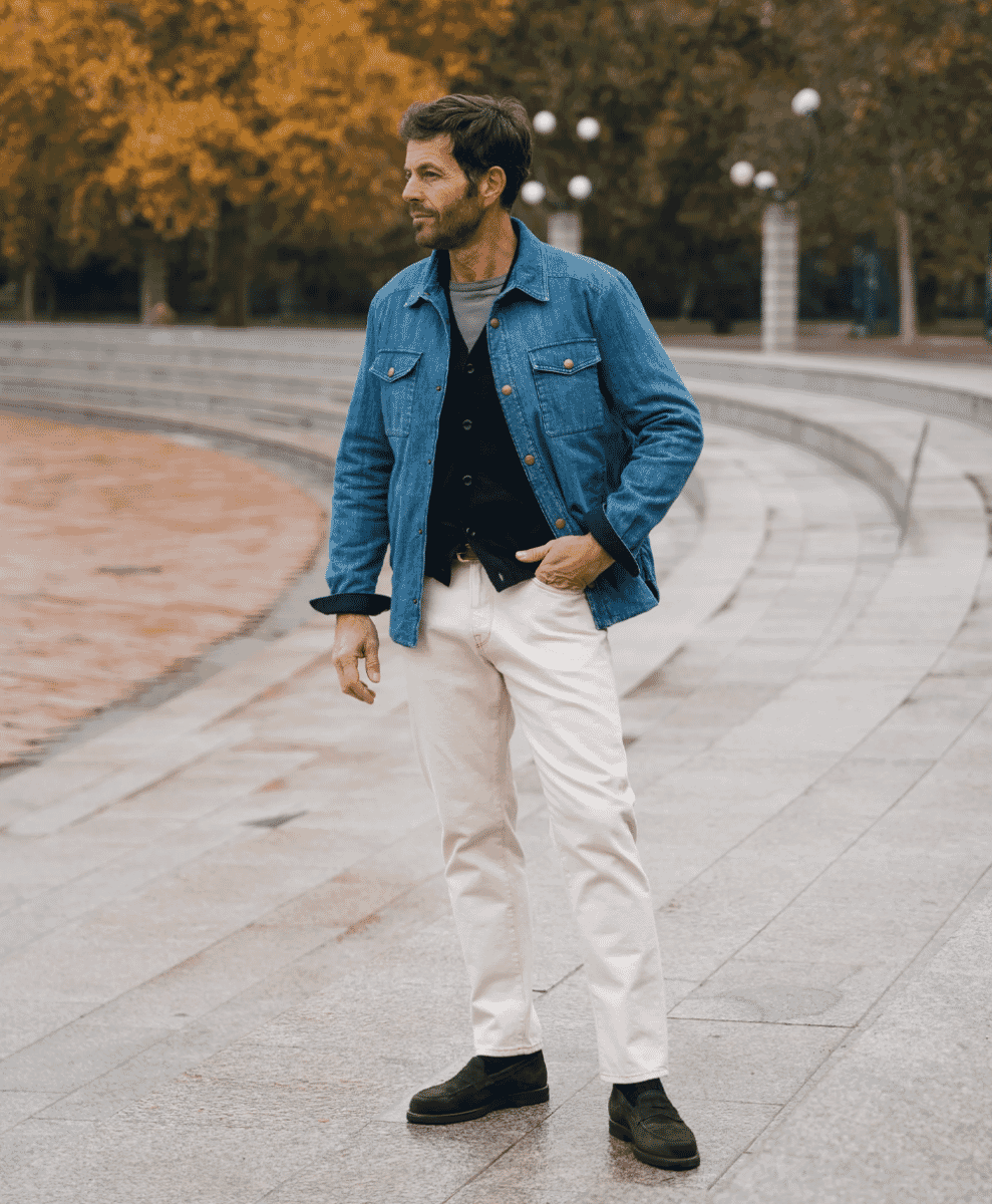 Trendy white jeans outfits ideas  how to wear white jeans 2024 / outfits  whits pants winter 2024 