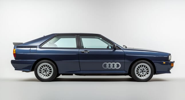 Blue mood? Blue Audi! 1984 Audi WR Quattro